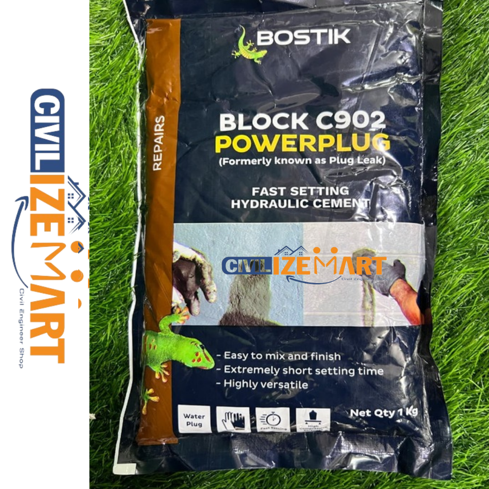 Bostik Block C902 Power Plug Waterproofing Coating - Application: Sealing Cracks And Holes In Concrete/Masonry