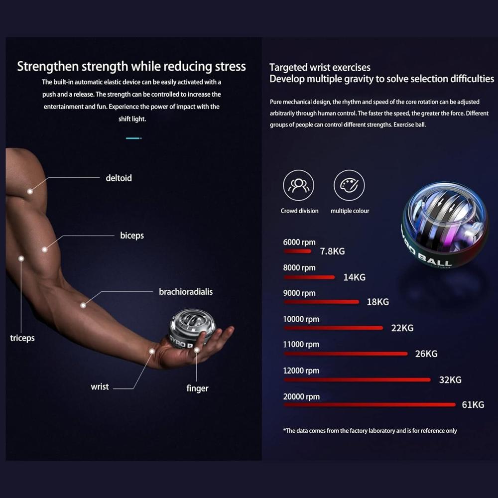 Gyro Ball - Application: Tone Up Muscle