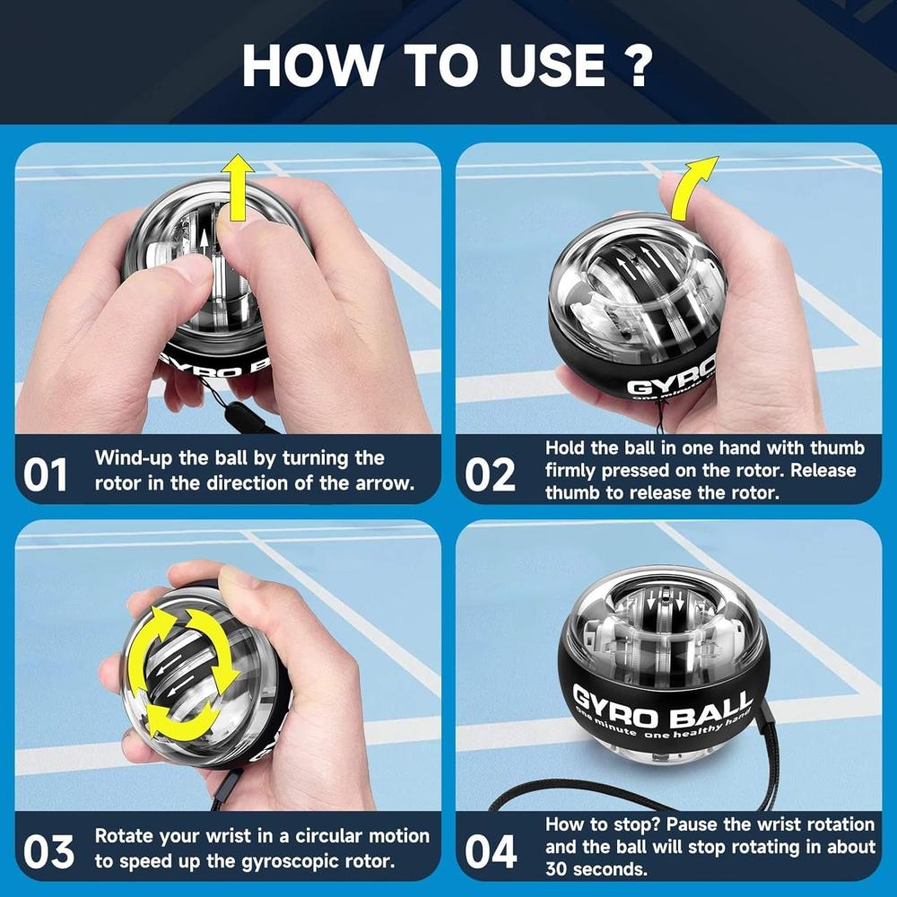 Gyro Ball - Application: Tone Up Muscle