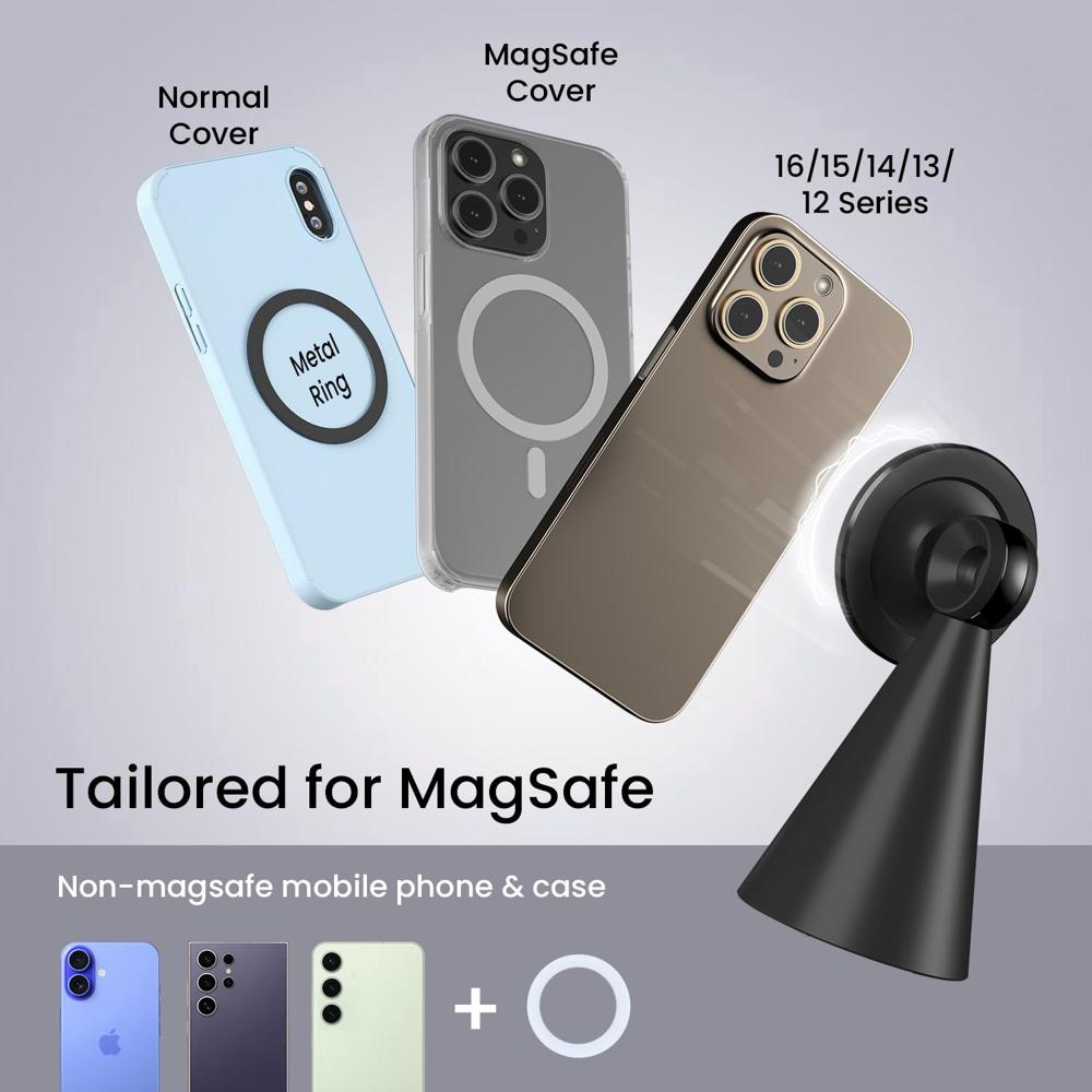Portronics Mogun 5 Compatible with Magsafe only, Magnetic Universal