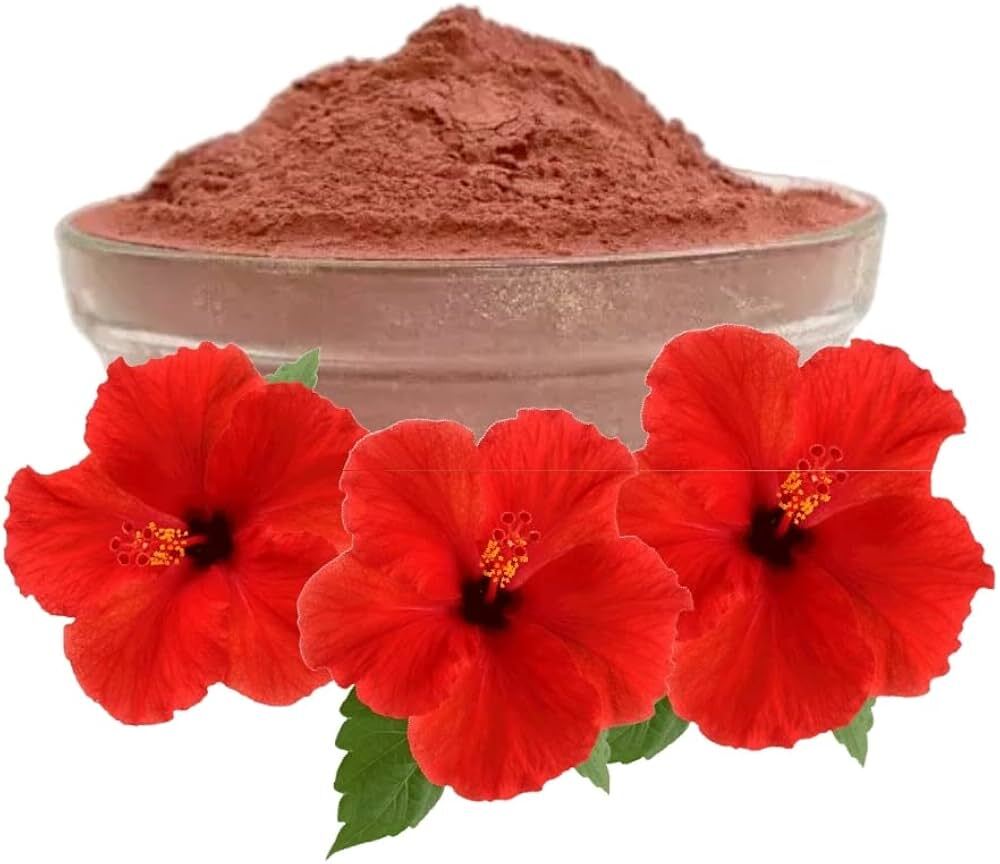 Gudhal Phool Powder - Hibiscus Flower Powder - Gudhal Flower Powder - Hibiscus Rosa
