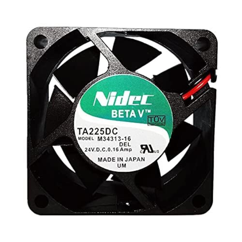 NIDEC TA225DC M34313-16 24V DC 0.16A 6025mm Ball Bearing Industrial Axial Cooling Fan