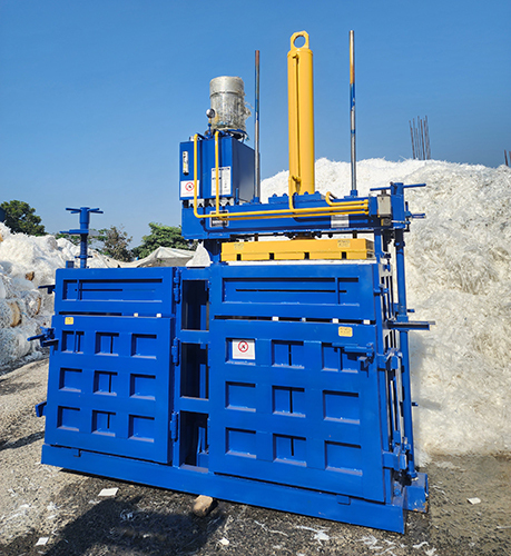 Double Box Plastic Paper Baling Machine