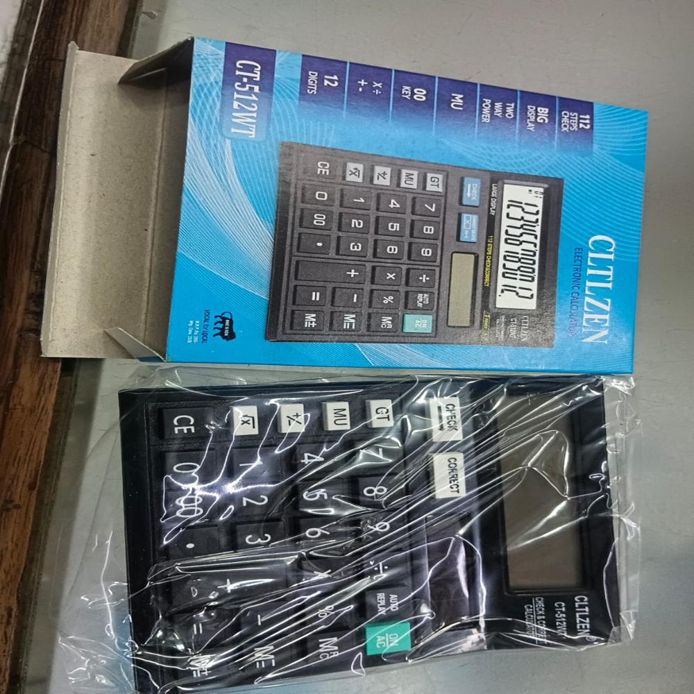 CITLLZEN CT-512WT ELECTRONIC CALCULATOR