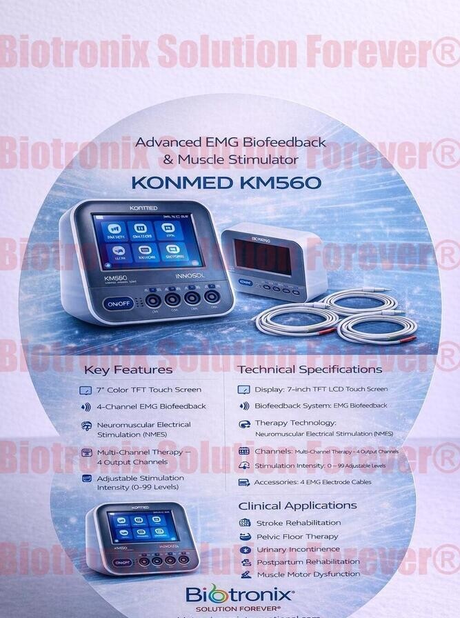 Konmed KM-560 Advanced Biofeedback Device with EMG Monitoring