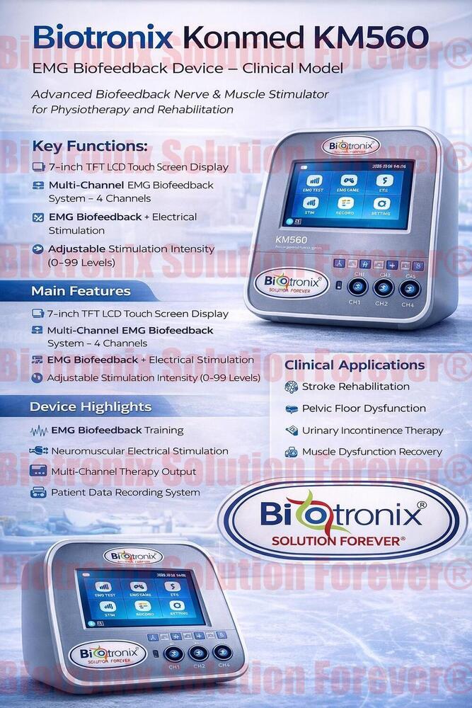 Konmed KM-560 Advanced Biofeedback Device with EMG Monitoring