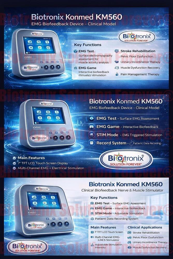 Konmed KM-560 Professional Biofeedback Equipment for Therapy