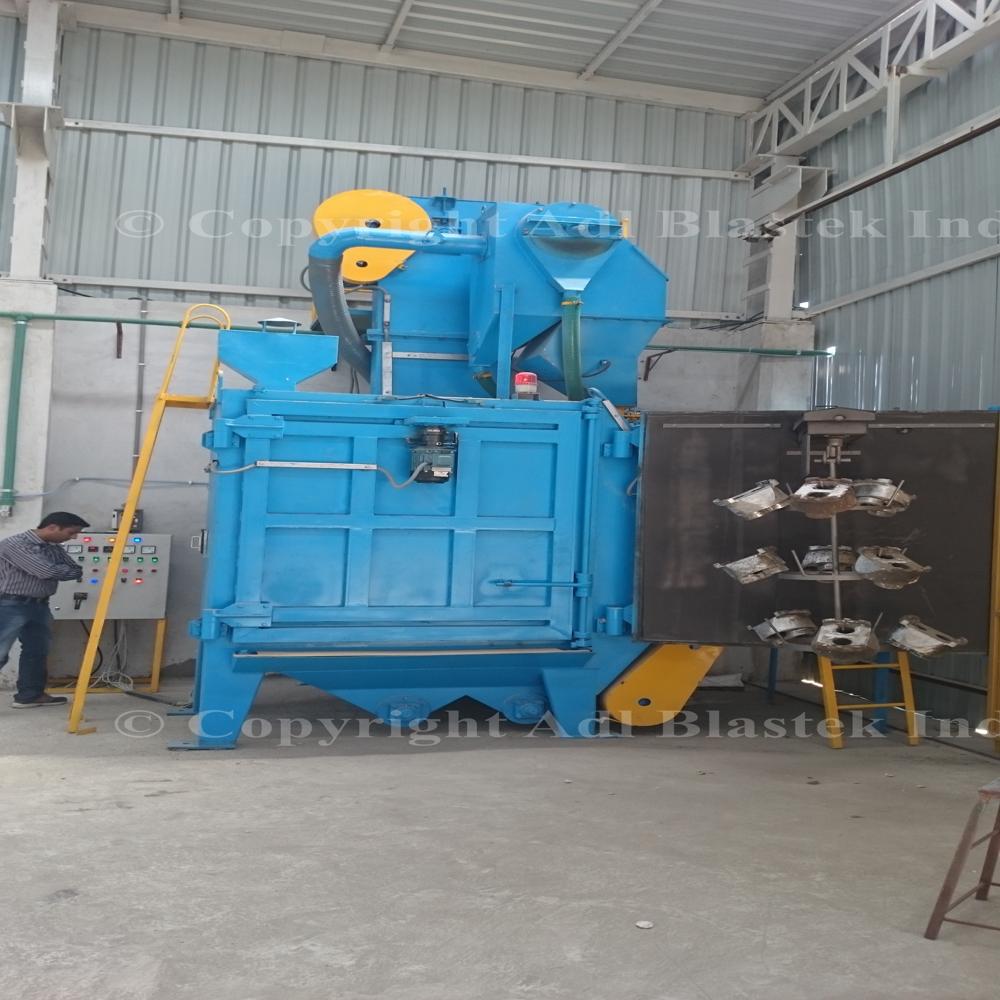 Cookware shot blasting machines