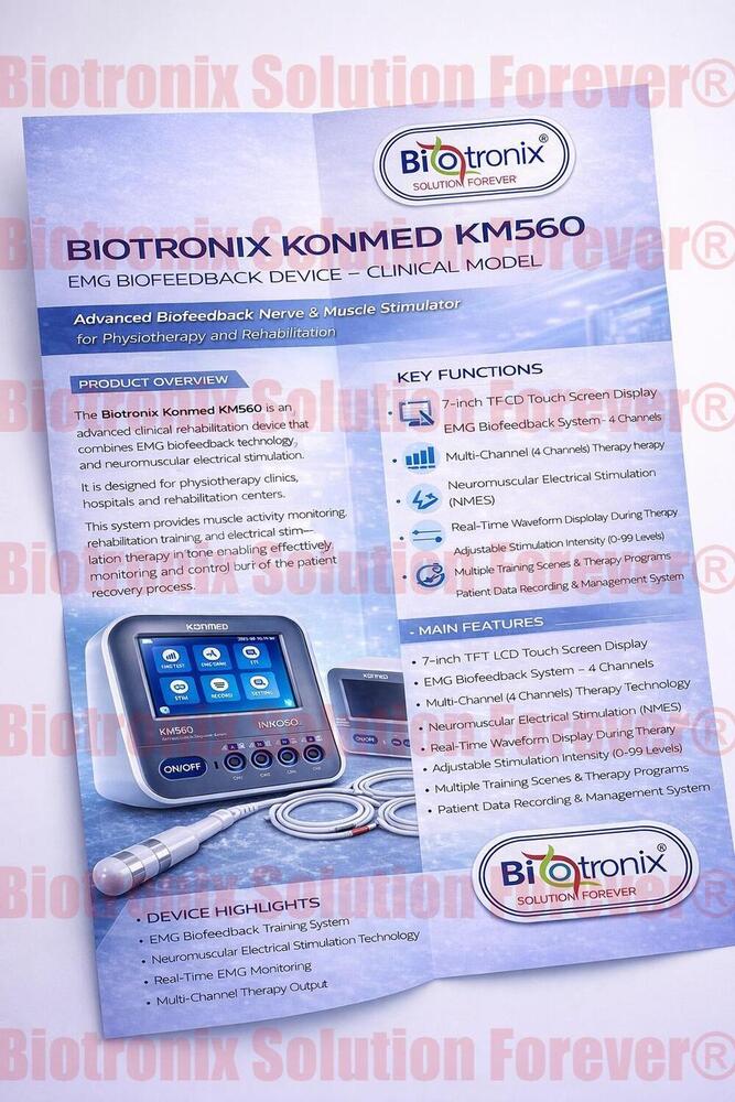 Konmed KM-560 4 Channel EMG Biofeedback Device for Clinic