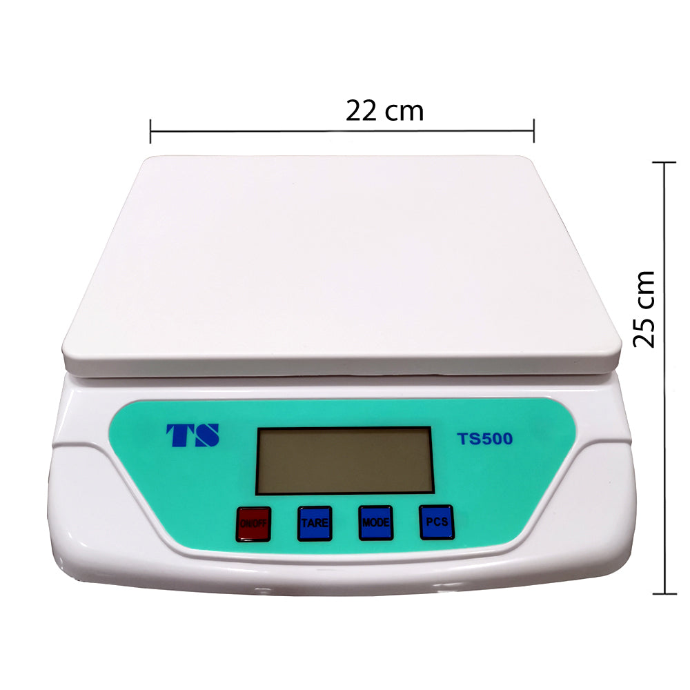 Digital Multi-purpose Kitchen Weighing Scale (Ts500) - Material: Plastic