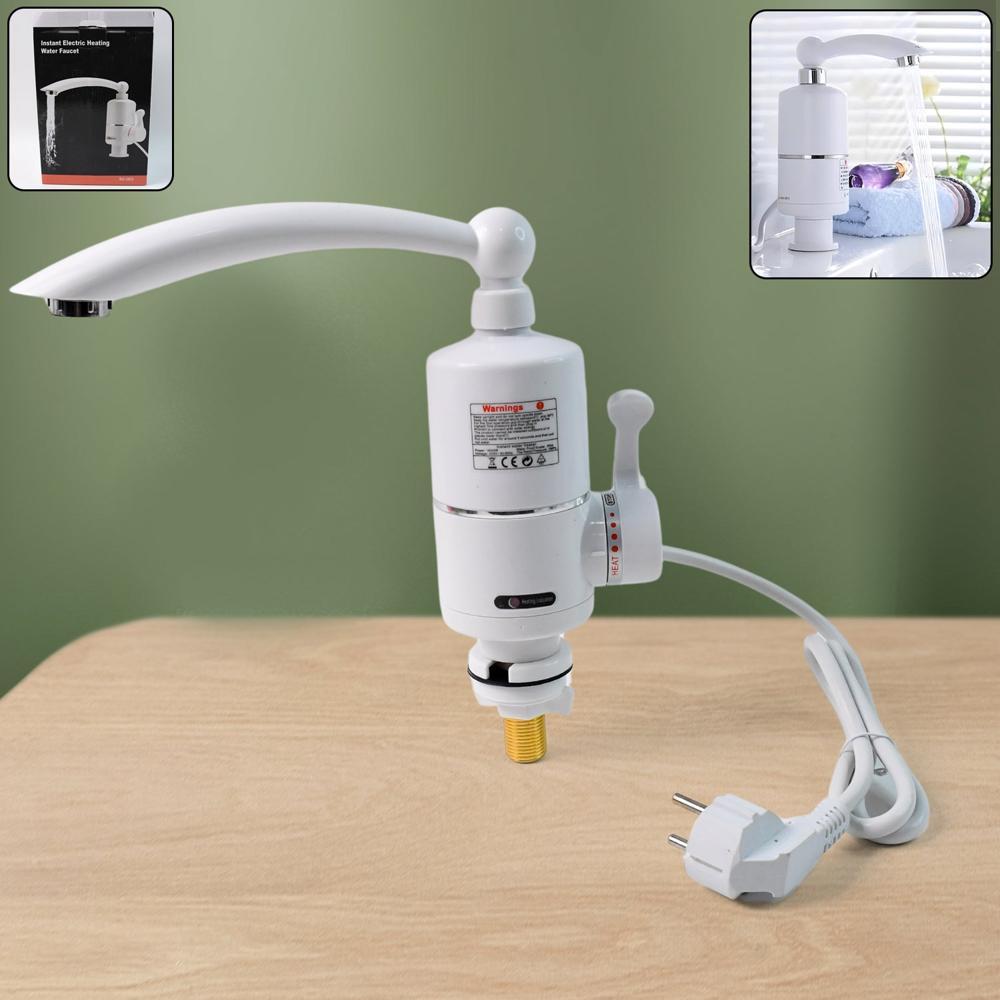 Instant Heating Electric Water Heater Faucet Tap (1 Pc / Mix Design) - Size: 29*18*3