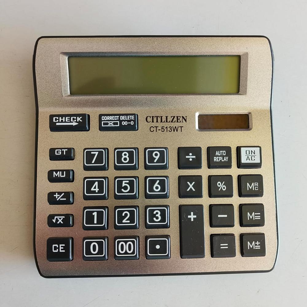 CITLLZEN CT-513WT ELECTRIC CALCULATOR.