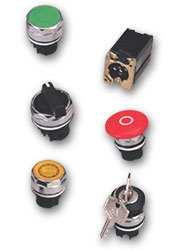 पुश बटन और संकेतक लाइट 22.5 और एलईडी