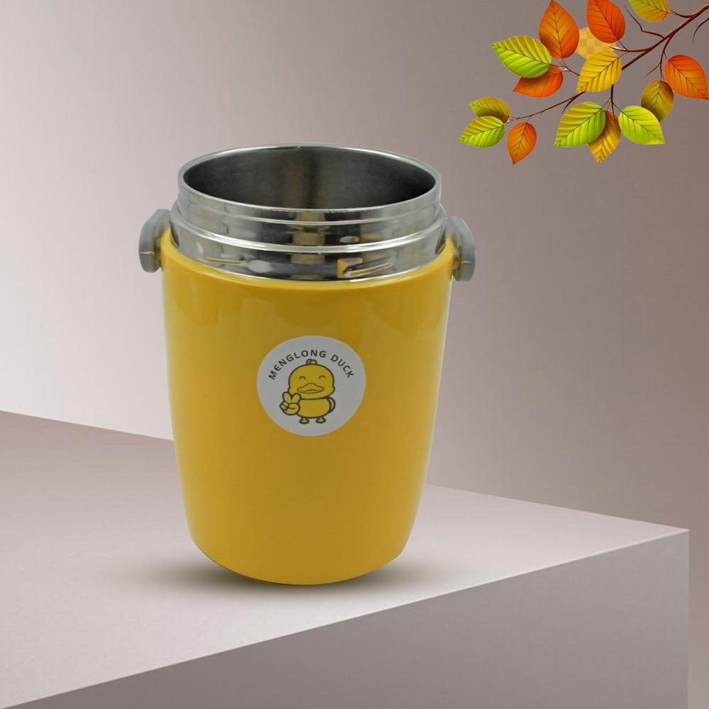 Heavy Leak-Proof Stainless Steel Lunch Box/ Tiffin Box, 2 Compartment - Color: Mix