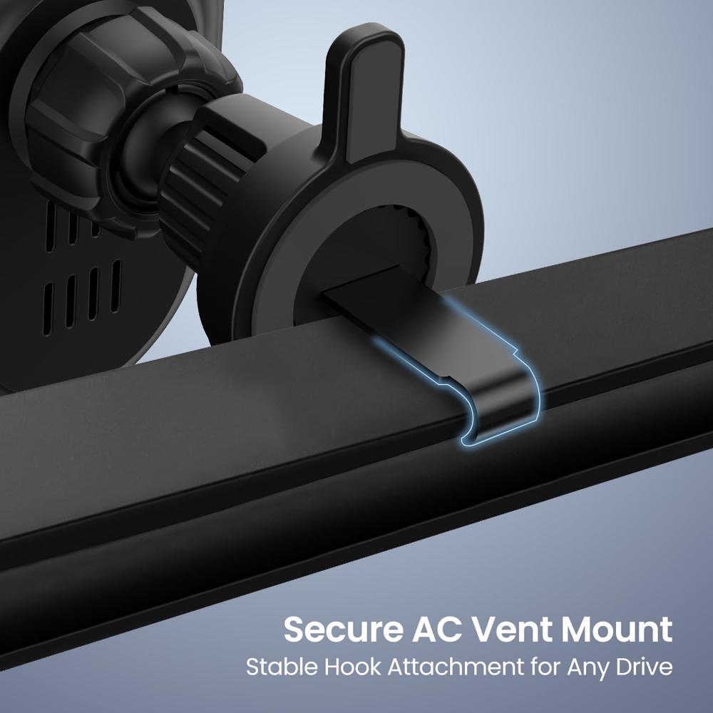 Portronics Charge Clamp 4 Wireless Car Charger with 15 Watts