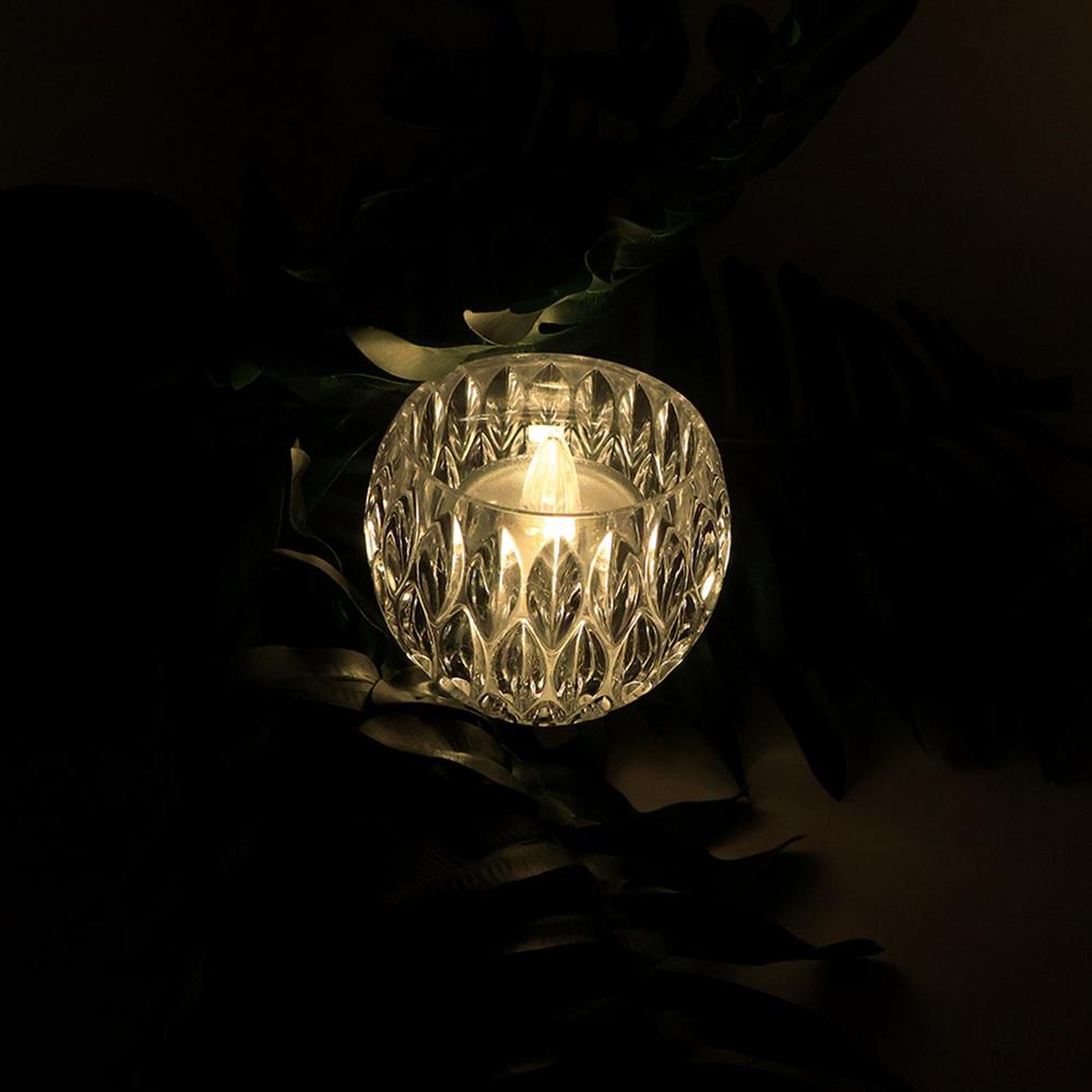 Set of 12 Crystal Style LED Decorative Lamps / Candle