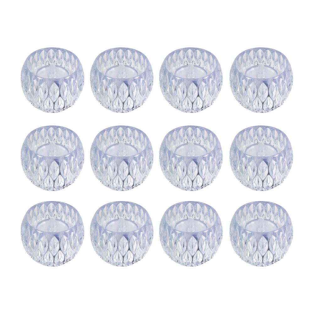 Set of 12 Crystal Style LED Decorative Lamps / Candle
