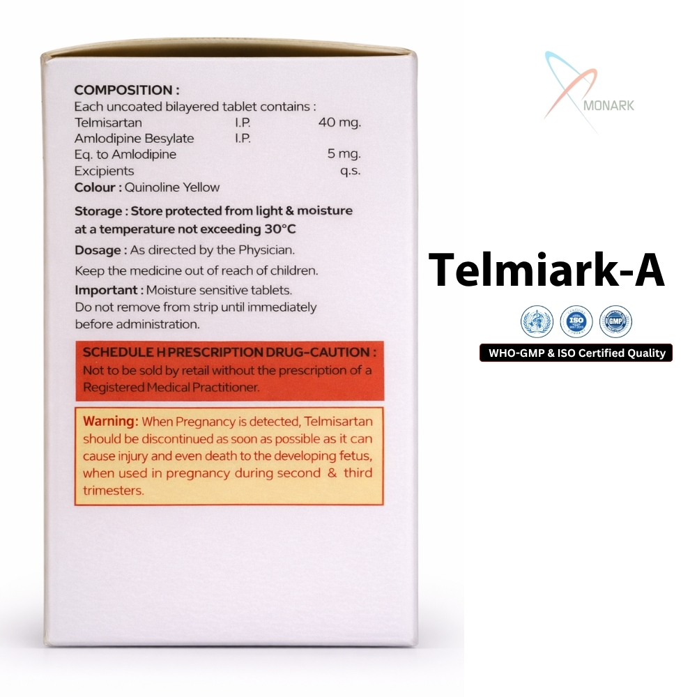 Telmisartan 40mg + Amlodipine 5mg Tablet