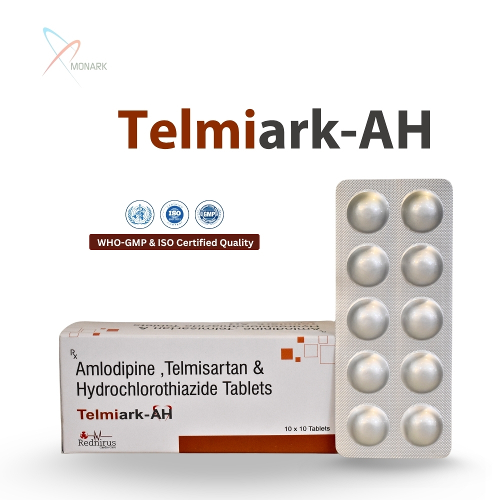 Amlodipine 5mg + Telmisartan 40mg + Hydrochlorothizide 12.5mg Tablets