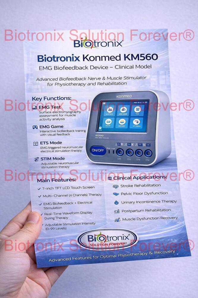 Konmed KM-560 EMG Biofeedback Device with Muscle Therapy