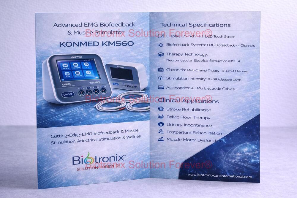 Konmed KM-560 Biofeedback Machine with Electrical Muscle Stimulator