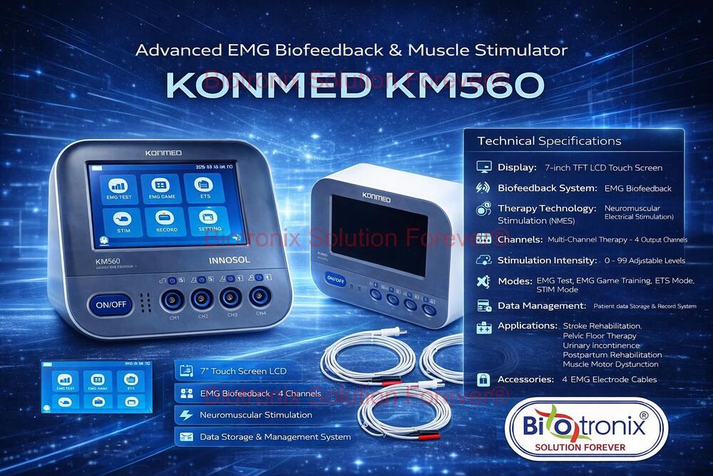 Konmed KM-560 Clinical EMG Biofeedback Device with Therapy Modes