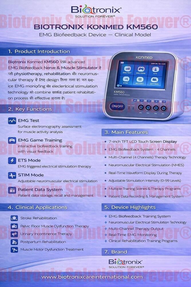 Konmed KM-560 Biofeedback Equipment with Advanced Therapy