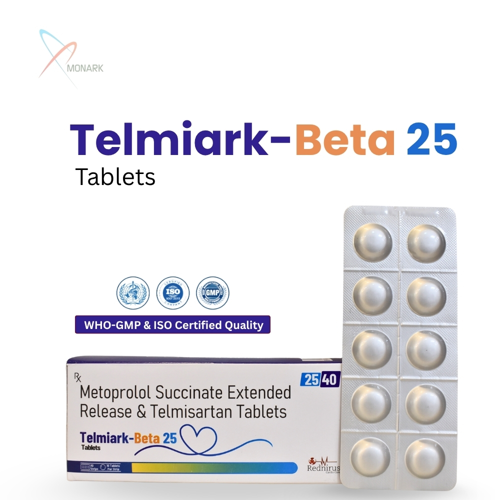 Telmisartan 40 MG + Metoprolol 25MG Succinate Extended Release TAB 