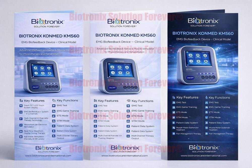 Konmed KM-560 EMG Biofeedback Device with Multi Channel Therapy