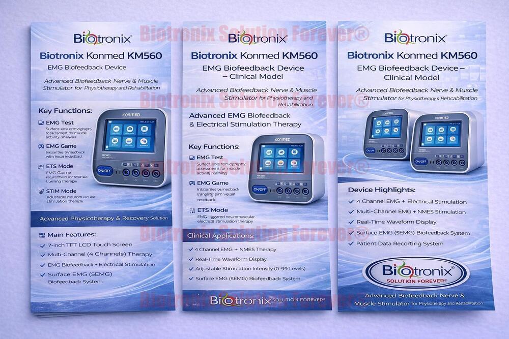 Konmed KM-560 EMG Biofeedback Device with Multi Channel Therapy