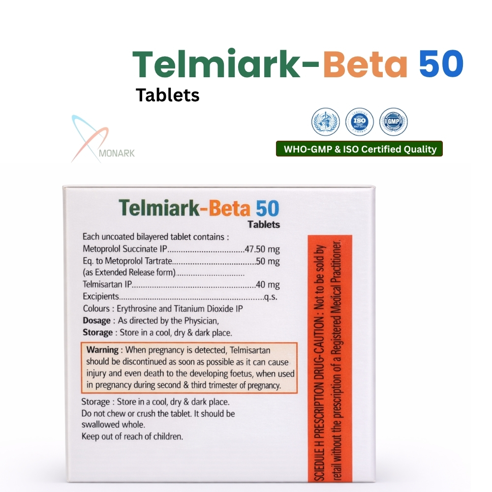 Telmisartan 40 MG + Metoprolol 50MG Succinate Extended Release TAB 