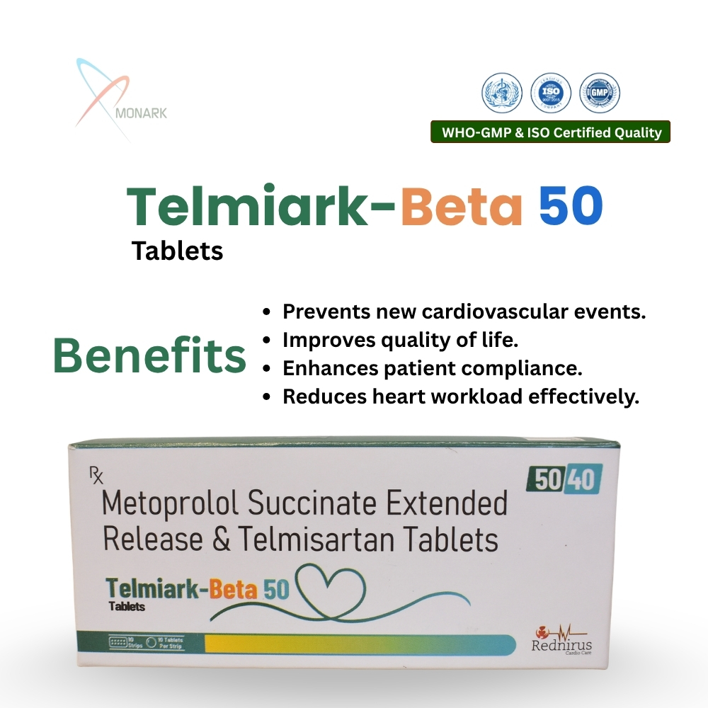 Telmisartan 40 MG + Metoprolol 50MG Succinate Extended Release TAB 