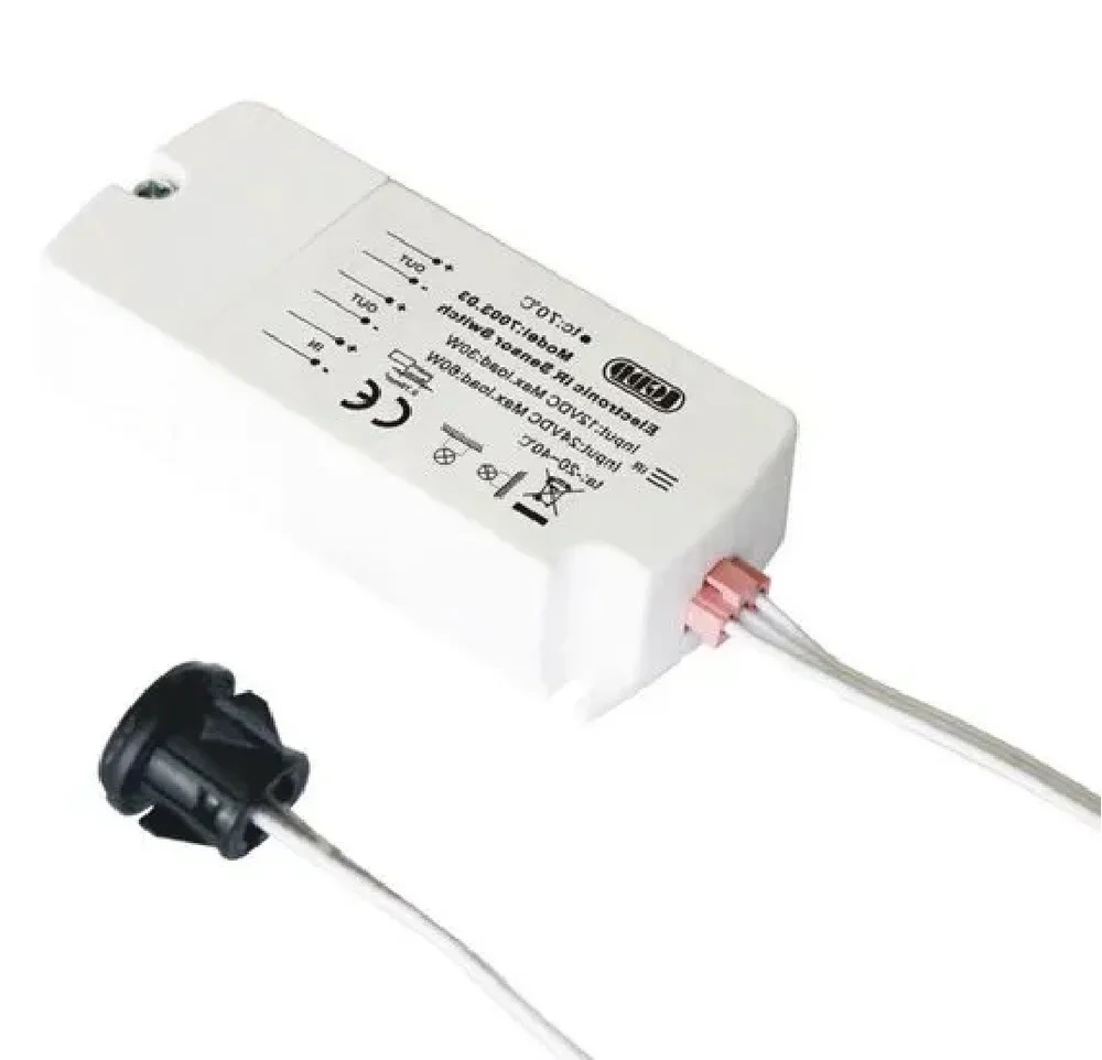 True Sense DC 12V IR Sensor Switch 40W Infrared Light Switch for LED Strip Motion Hand Wave, TS-04A