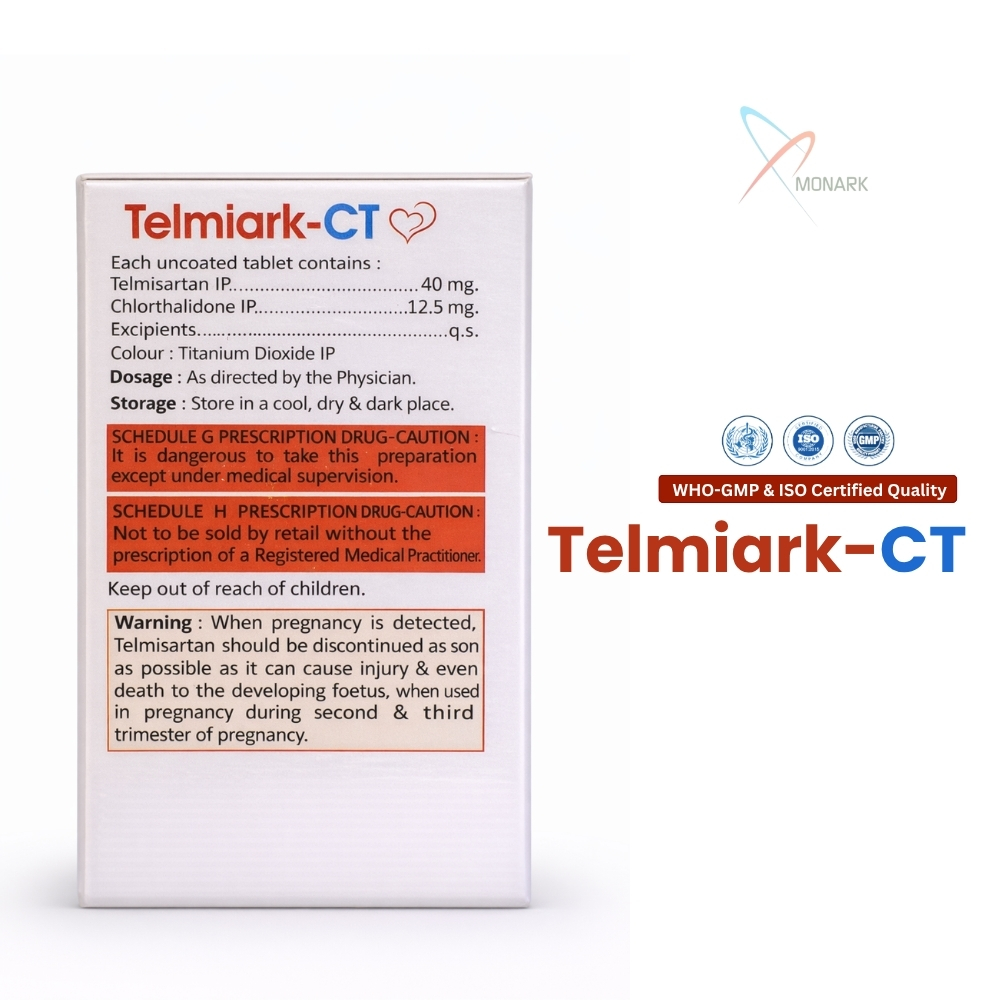 Telmisartan 40mg + Chlorthalidone 12.5 MG  TAB 