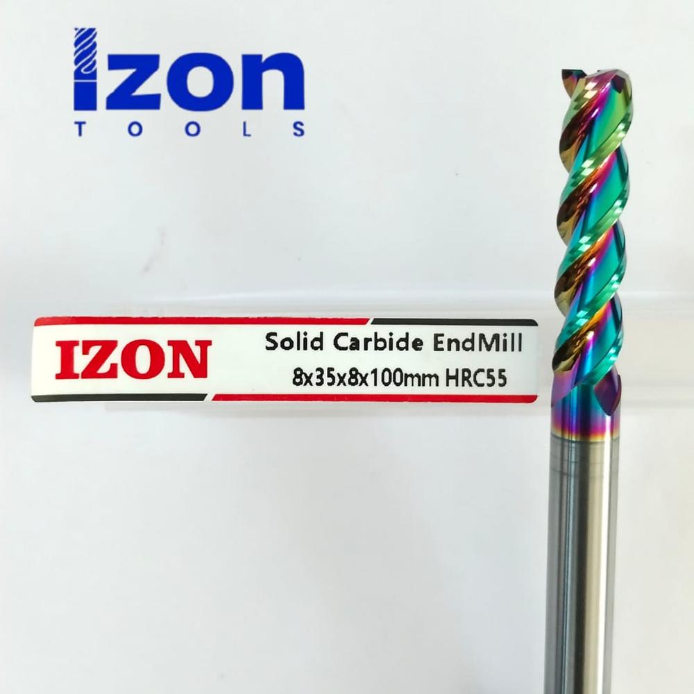 (DLC COATING)DIA-8X100L 3FLUTE CARBIDE ENDMILL