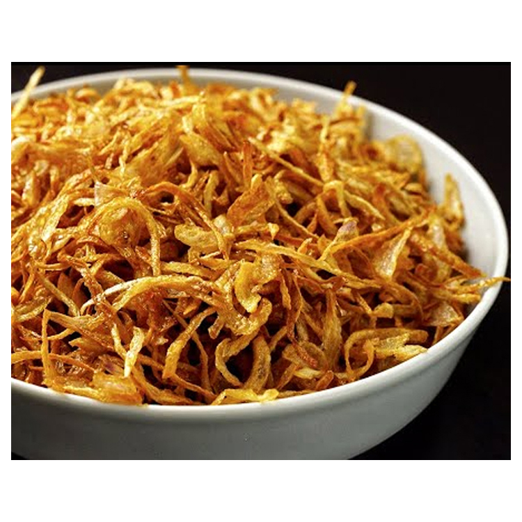 White coated fried onion