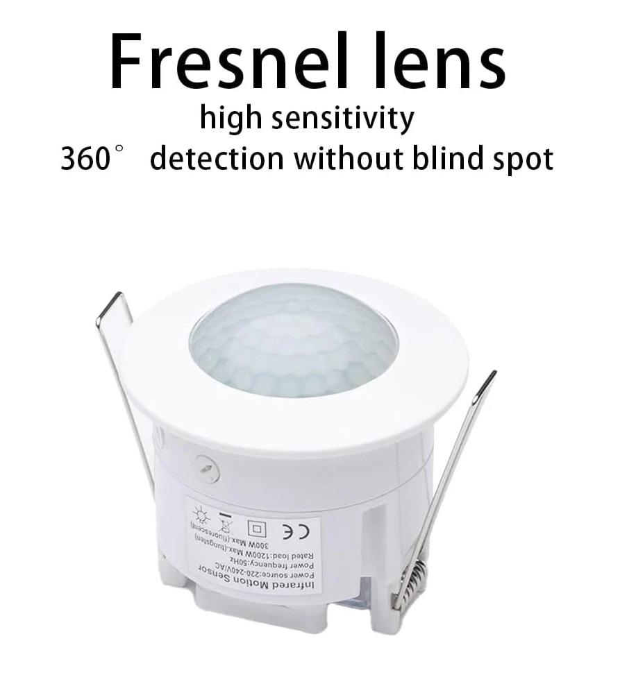 True Sense Fall Ceiling Recessed Motion Sensor, TS-09