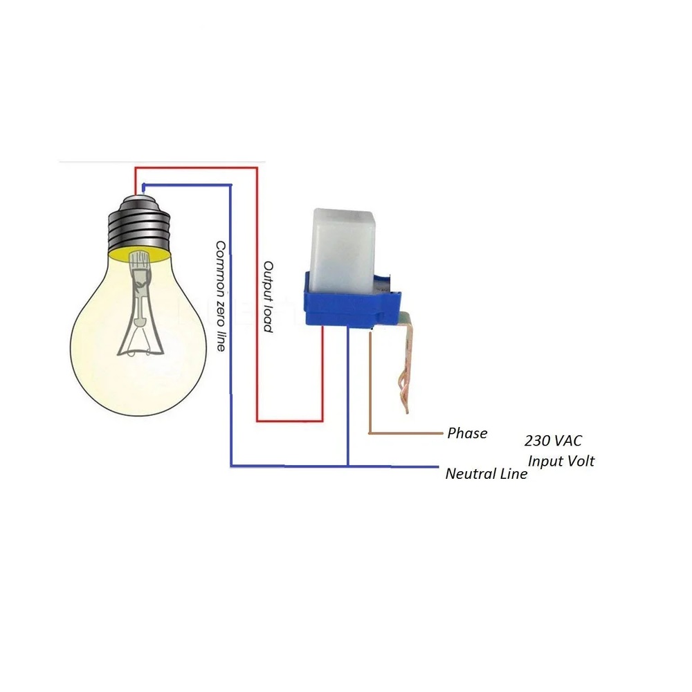 True Sense 6 Amp Day Night Photocell Sensor, TS-10