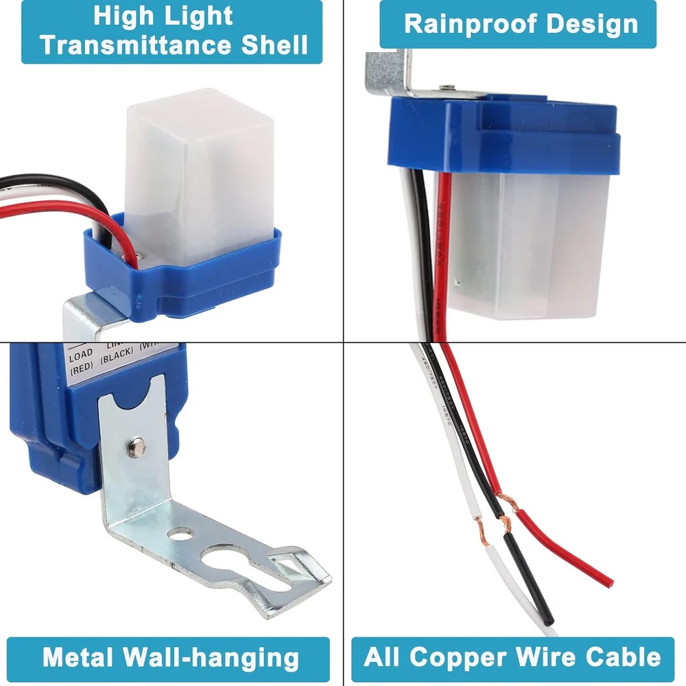 True Sense 6 Amp Day Night Photocell Sensor, TS-10