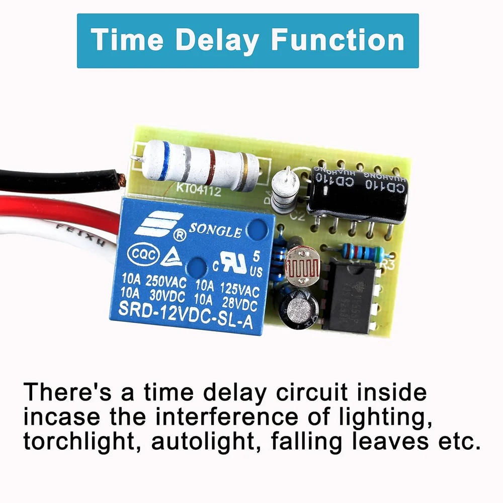 True Sense 6 Amp Day Night Photocell Sensor, TS-10