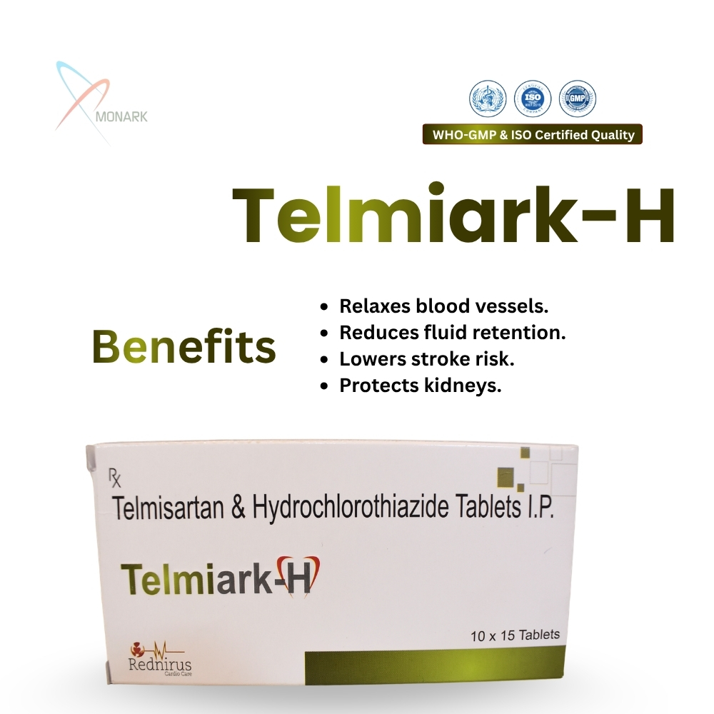 Telmisartan 40mg + Hydrochlorothiziade 12.5mg Tablet