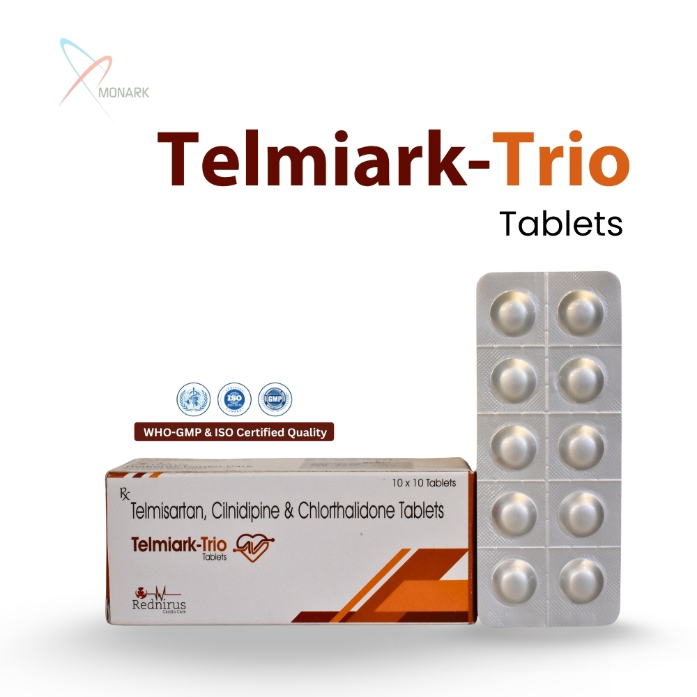 Telmisartan 40 MG + Chlorthalidone 12.5 MG + Cilnidipine 10mg