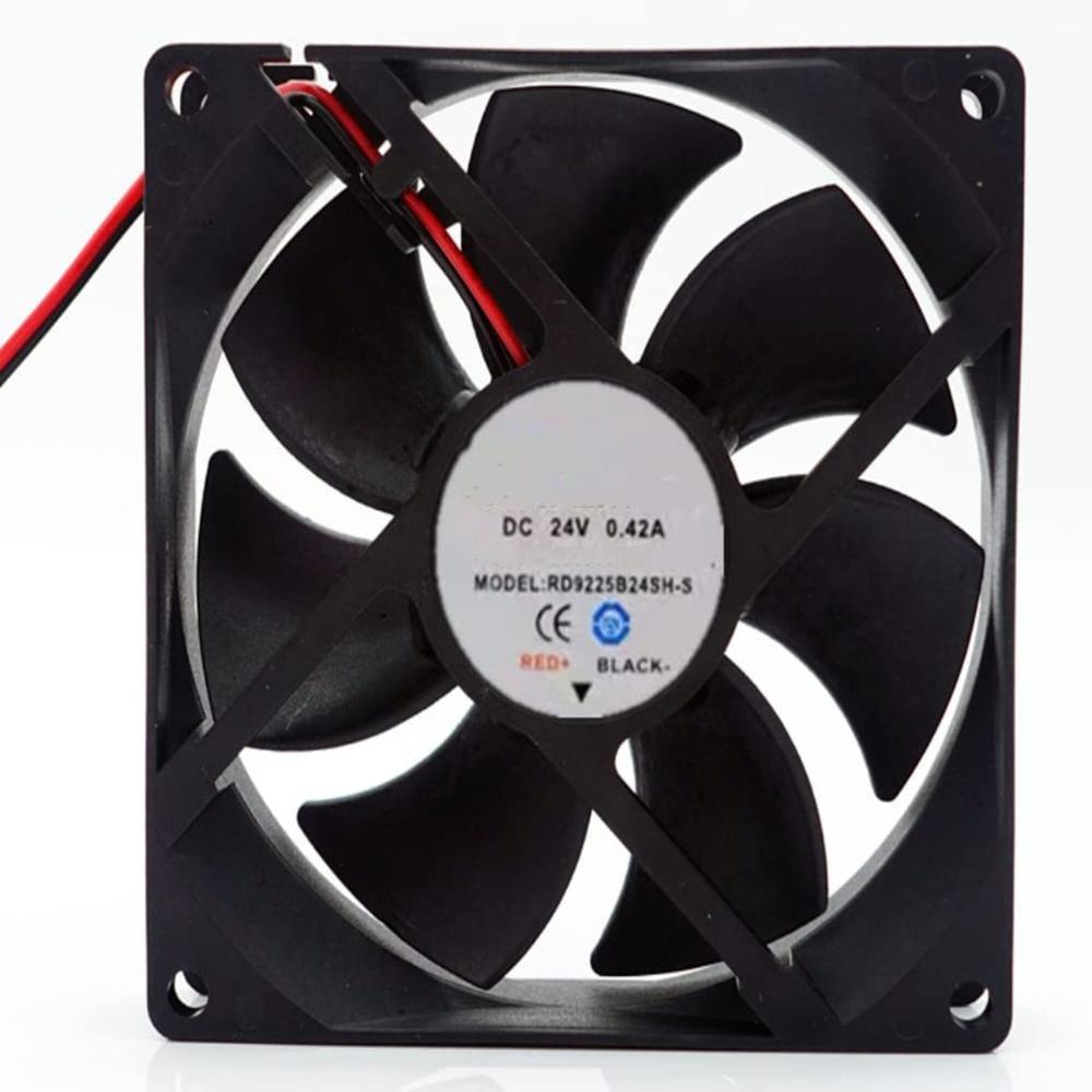 RUNDA RD9225B24SH-S 24V DC 0.42A 9225mm Ball Bearing Industrial Inverter Axial Cooling Fan