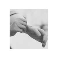 Grey Plain Hand Gloves - Knitted Cotton, Medium, Grey | Breathable, Durable, Textured Grip, Elastic Cuff, Reusable