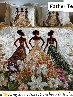 7D digital print double bedsheet 110*110