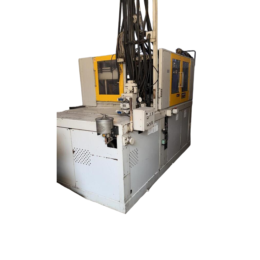150 Ton Used Injection Molding Machine - Color: White And Blue