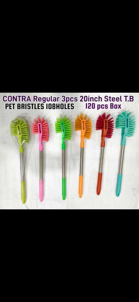 Contra Regular 3 Pcs Pet  20 Inch Toilet Brush