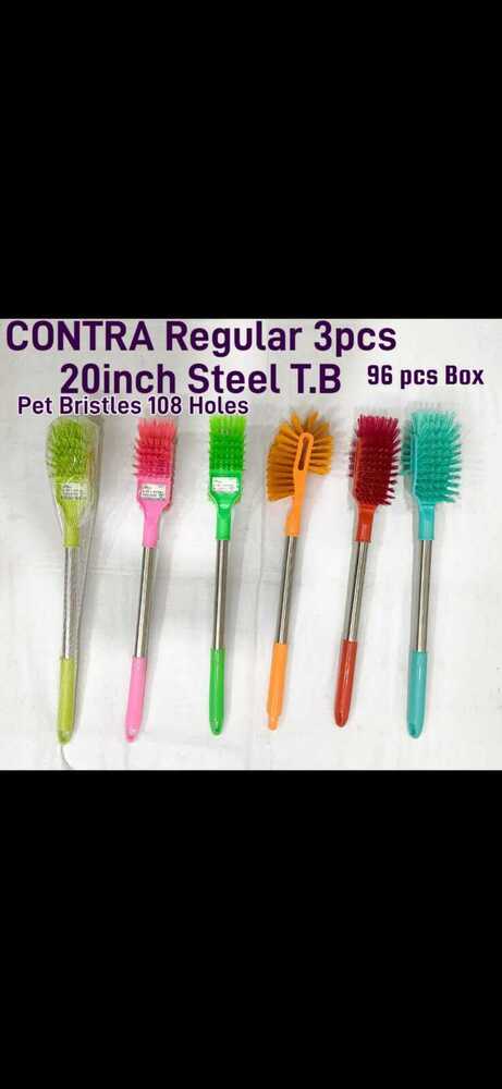 Contra Regular 3 Pcs Pet  20 Inch Toilet Brush