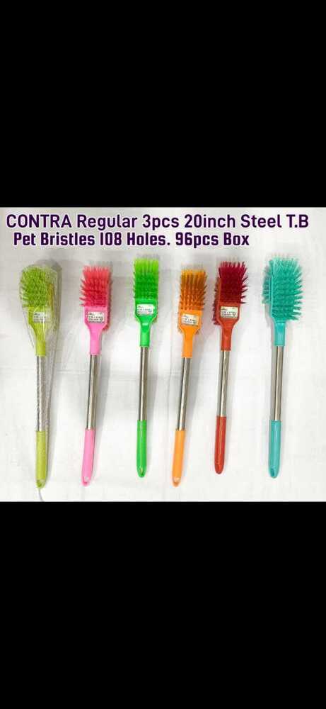Contra Regular 3 Pcs Pet  20 Inch Toilet Brush