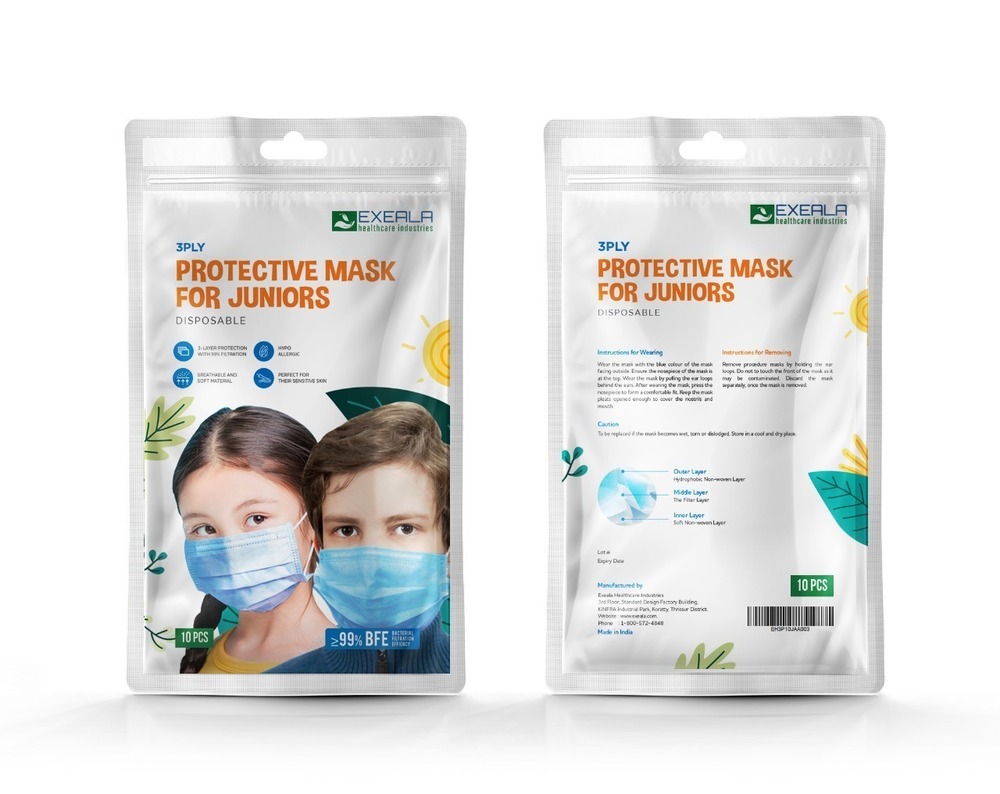 10 Pcs Kids Blue Medical Face Mask